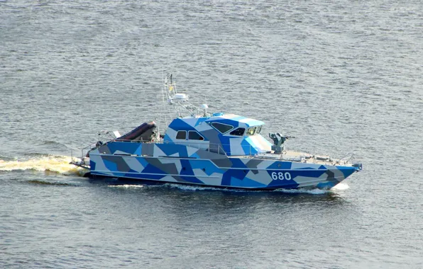 Picture boat, camouflage, special