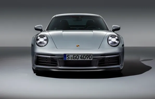 Picture 911, Porsche, front view, Carrera, Carrera 4S, 2019