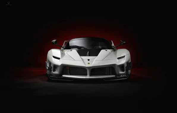 Picture Ferrari, Front, White, FXX, LaFerrari