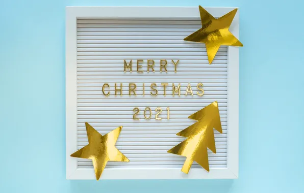 Picture winter, stars, strips, letters, holiday, the inscription, Shine, frame, Christmas, figures, New year, herringbone, gold, …