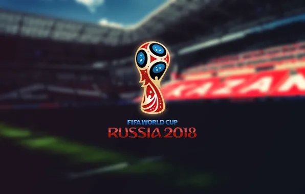 Picture Sport, Logo, Football, Logo, Russia, Kazan, 2018, Stadium, FIFA, FIFA, World Cup 2018, The world …
