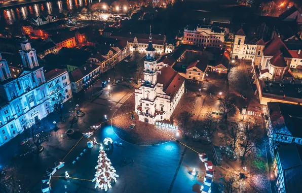 Picture Lithuania, Kaunas, nights