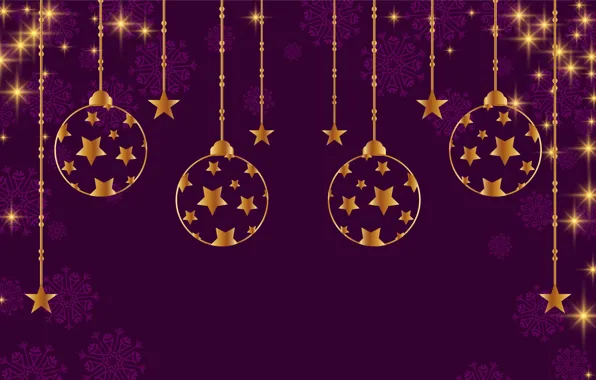 Picture stars, decoration, background, gold, Christmas, New year, golden, christmas, new year, happy, balls, background, stars, …