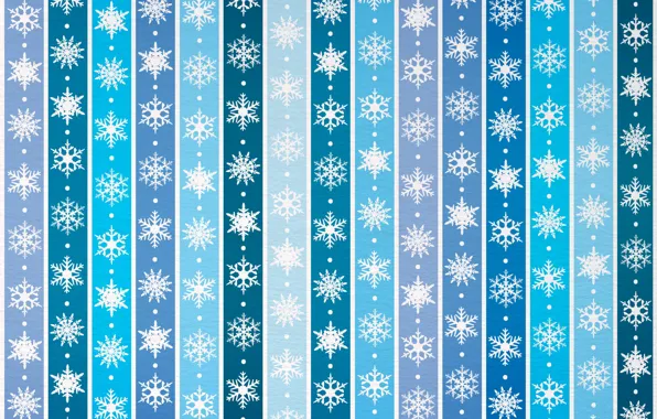 Picture winter, snowflakes, strip, pattern, texture, Christmas, New year, different, blue background