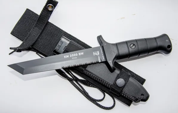Picture sheath, combat knife, KM2000, Combat knife, German combat knife of the Bundeswehr