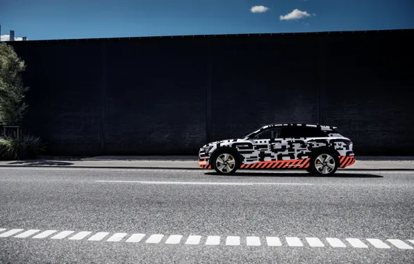 Picture wall, Audi, street, 2018, E-Tron Prototype