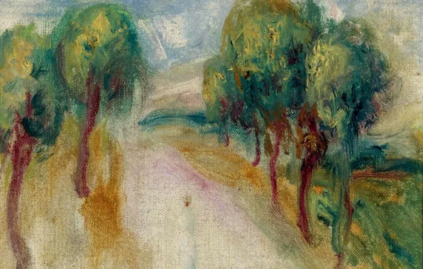 Picture landscape, picture, Pierre Auguste Renoir, Pierre Auguste Renoir, Shady Way