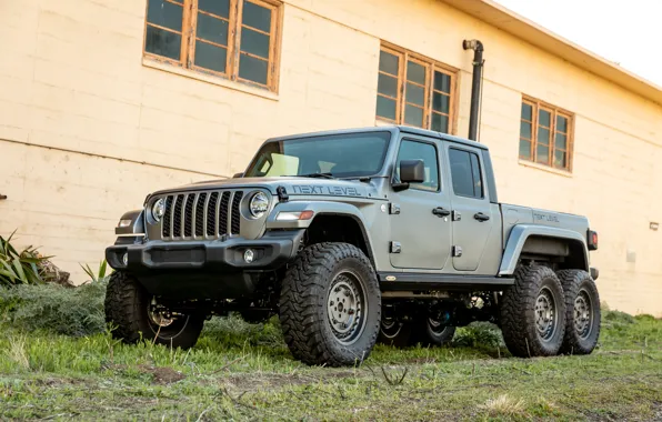 Picture Front, Gladiator, Side, Jeep, 6x6, 2021, Jeep Gladiator, Front and Side, Next Level