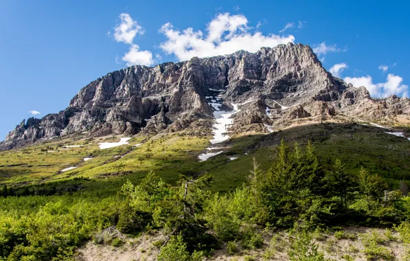 Picture Nature, Mountain, Landscape, Slope, Glacier National Park