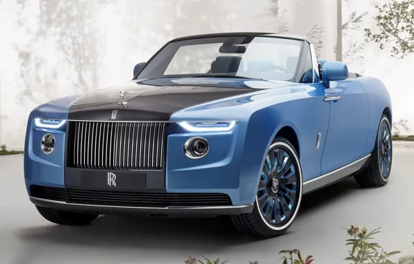 Picture design, speed, Rolls-Royce, convertible, V12, Suite, 2021, Boat Tail, Phantom Drophead Coupe, эксклюзивный автомобиль, Rolls-Royce …