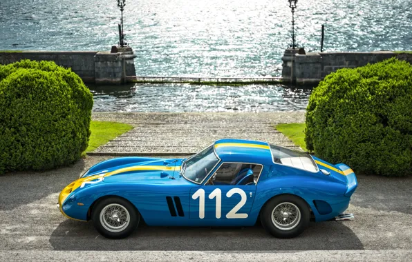 Picture ferrari, blue, gto, 250, Ferrari 250 GTO