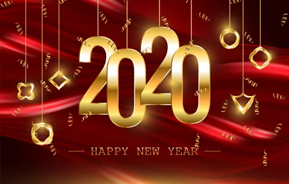 Picture decoration, figures, New year, 2020