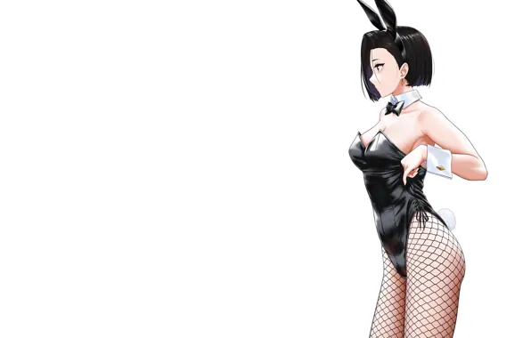 Picture sexy, black, Anime, bunny, tight, bunny girl, betting, usagi