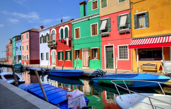 Picture Italy, Venice, Burano island