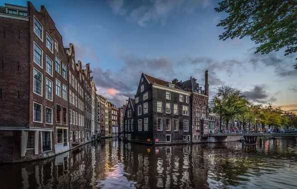Picture bridge, building, home, Amsterdam, channel, Netherlands, Amsterdam, Netherlands, De Wallen, De Wallen