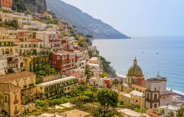 Picture summer, sea, Italy, Amalfi, Positano, Amalfi coast