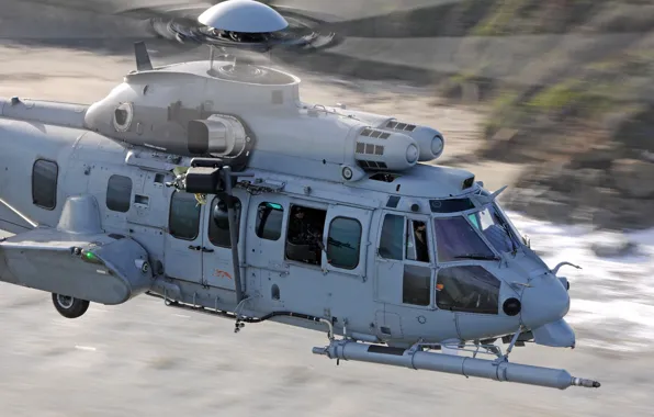 Picture Helicopter, Shooter, Airbus, The French air force, Airbus Helicopters, Air force, H225, Airbus Helicopters H225M
