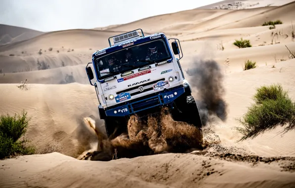 Picture Sand, Auto, Sport, Machine, Truck, Race, Master, Russia, Race, Russia, Kamaz, Rally, KAMAZ-master, Rally, Truck, …