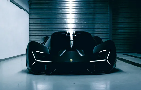 Picture light, Lamborghini, front view, boxes, 2017, The Third Millennium Concept