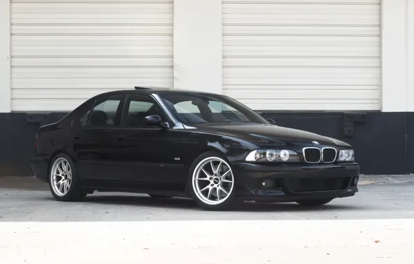 Picture BMW, Black, E39, Wheels, M5