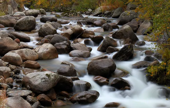 Picture stones, stream, river