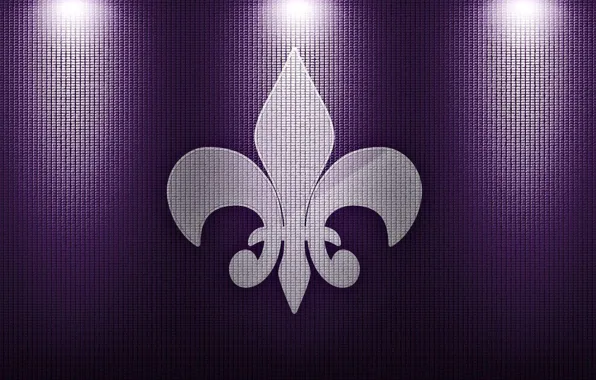 Picture flower, minimalism, Lily, reflections, heraldry, Saints Row, heraldic Lily