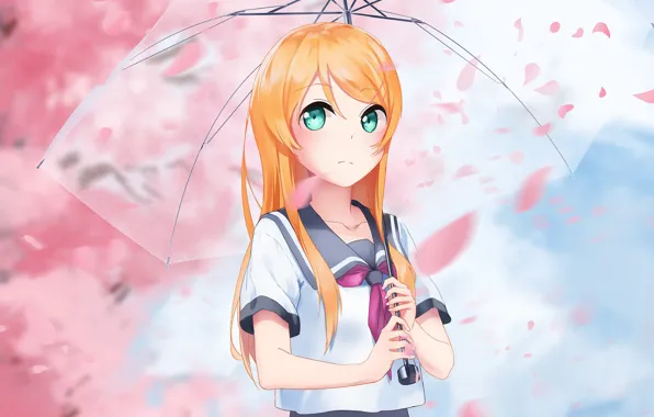 Picture girl, umbrella, Oreimo, My little sister can't be this cute