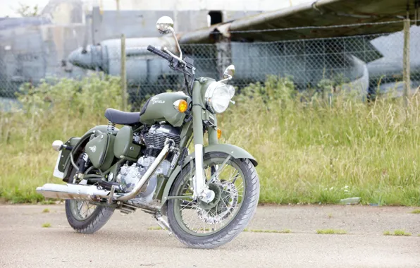 Picture motorcycle, Bullet, military, classic, 2013, Royal Enfield