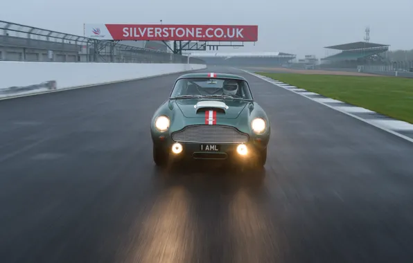 Picture Aston Martin, Speed, Asphalt, Lights, Track, Classic, 2018, Classic car, 1958, DB4, Sports car, Aston …