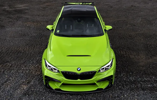 Picture BMW, Front, Face, Sight, F87, Greem