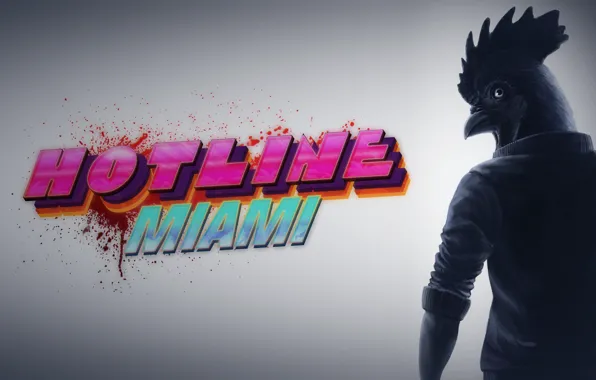 Picture Art, Miami, Game, Richard, Hotline Miami, Retrowave, Synthwave, Hotline, Anthony Tran, by Anthony Tran