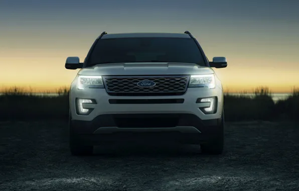 Picture Ford, front view, SUV, Explorer, 2016