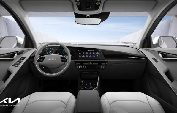 Picture interior, KIA, crossover, the interior of the car, Kia Niro