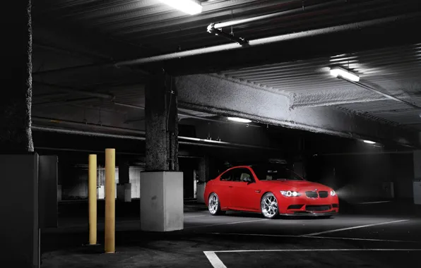 Picture Light, Red, E92, Parking, M3