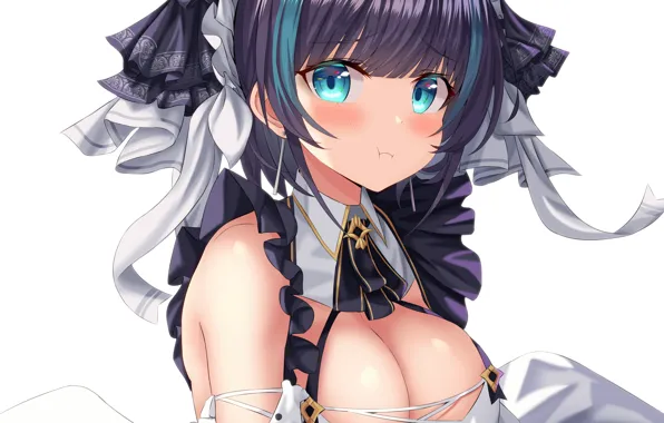 Picture girl, sexy, boobs, anime, beautiful, pretty, cheshire, erotic, breasts, attractive, handsome, Azur Lane