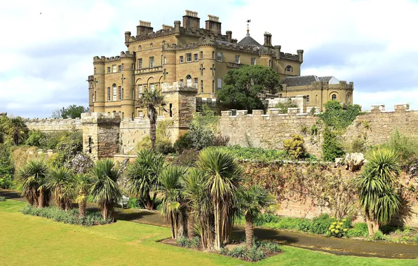 Picture landscape, castle, Culzean castle Scotland