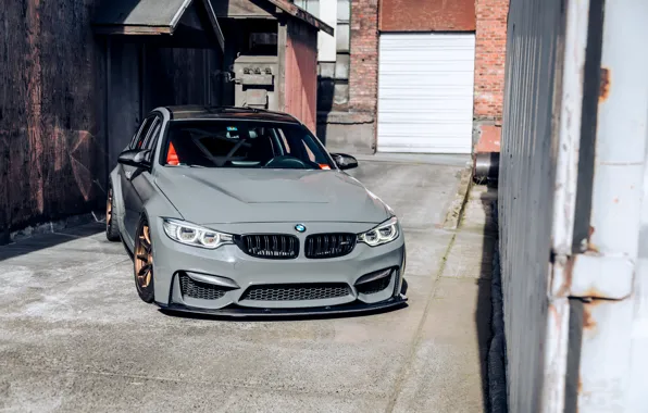 Picture BMW, Wall, Front, F82, Sight, Nardo Gray