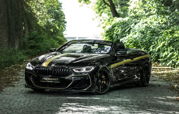 Picture BMW, BLACK, CONVERTIBLE, BMW 8 Series by Manhart MH8 700 Cabrio