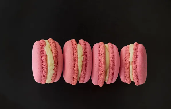 Picture macro, background, cakes, macaroon