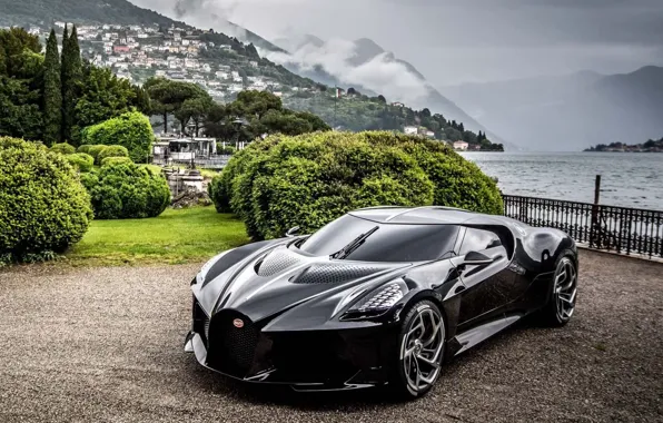 Picture Bugatti, Black, La Voiture