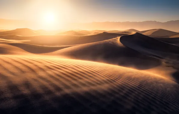 Picture sand, the sun, landscape, nature, desert