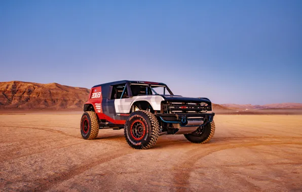 Picture Ford, in the desert, 2019, Bronco R Race Prototype