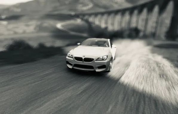 Picture HDR, BMW, Drift, Bridge, Coupe, Game, BMW M6 Coupe, FM7, UHD, Forza Motorsport 7, 4K, …