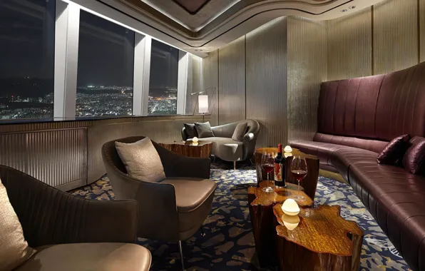 Picture interior, the hotel, Seoul, Club, Seoul, restaurant, Area, Lounge zone, SIGNIEL Club, K-Pop Members Hotel, …