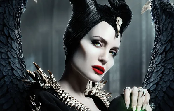 Picture fairy, Angelina Jolie, Angelina Jolie, fantasy, poster, Maleficent, Maleficent: Mistress of Evil, Maleficent: mistress of …