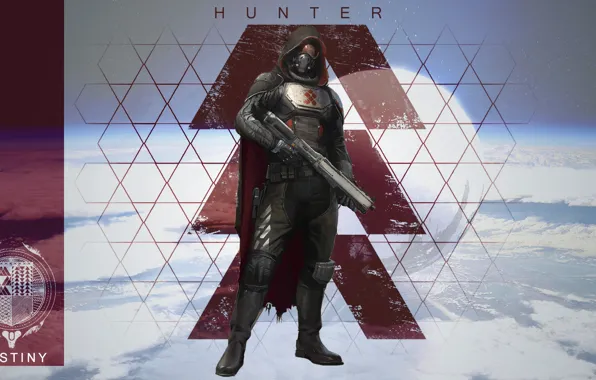 Picture weapons, soldiers, Hunter, Destiny