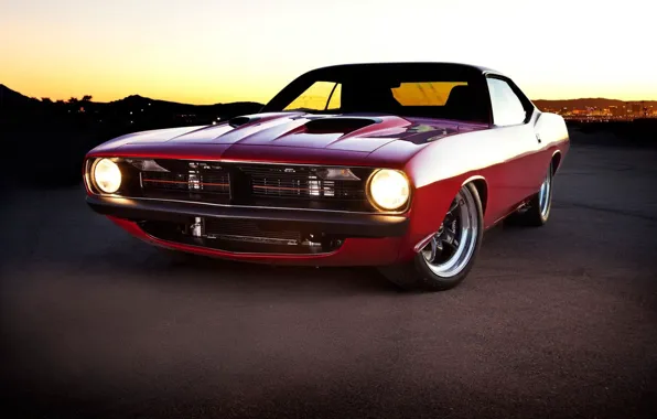 Picture Muscle, Coupe, Hemi, Vehicle, Plymouth Cuda