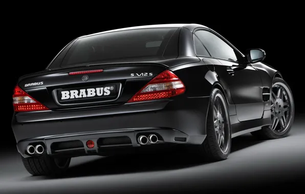 Picture coupe, Mercedes-Benz, Roadster, sports car, gran turismo, brabus, V12, R230, Sports Easily, sport light, SL-class