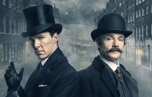 Picture fog, London, building, Sherlock Holmes, Martin Freeman, Benedict Cumberbatch, Sherlock, Sherlock BBC, Sherlock Holmes, John …
