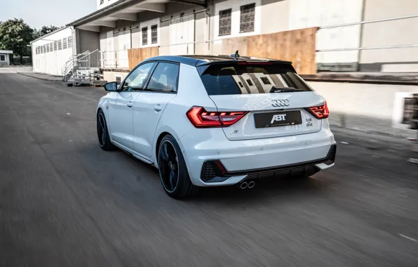Picture Audi, speed, rear view, hatchback, ABBOT, Audi A1, 2019